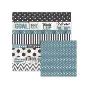 12" Scrapbook Paper 5p We R Memory Game Day Soccer Cheerleader Team School