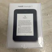 NEW B &N Nook Glowlight 3, BNRV520 eReader, New And Factory Sealed!!!!
