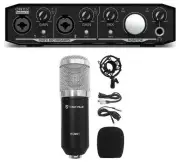 Mackie Onyx Producer 2.2 2x2 USB MIDI Recording Studio Interface+Mic+Cable+Mount