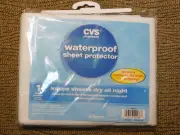 CVS Waterproof Sheet Protector 30" x 34" Mattress Incontinence
