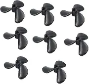 LUMIXE Full Immersed Paddle 3 Blades Nylon Propeller CW CCW Dia 52mm/56mm Dual Motor Props Aperture 5mm for RC Boat DIY Simulation Ship Boat Propeller (Color : 4pairs D52x5mm)
