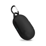 For Samsung Galaxy Buds Bluetooth Sports Earphone Protective Case Anti-drop Silicone Storage Box(Black)