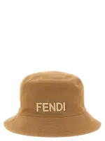 [Fendi] Fendi-Reversible Bucket Hat Cappelli Marrone-Donna S
