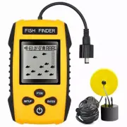 328FT Portable Fish Finder Depth Echo Sonar Alarm Sensor Transducer Fishfinder