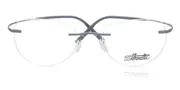 Silhouette TMA - The Icon II 5541 4640 Men's Glasses Blue Size 49 - Private Health Rebate - Blue Light Block Available