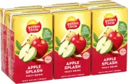 Apple Splash Fruit Drink Lunch Box Poppers Multipack Flavoured Lunchbox Drink No