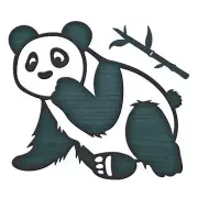 Spellbinders in'spire Die ~ SCRUFFY PANDA ~ IN-045 ~ D-Lites