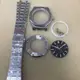 41 毫米橡木錶殼錶帶套裝修改 AP 錶殼藍寶石玻璃單日曆錶盤指揮棒指針適用於 NH35/NH36/4R/7S 機芯