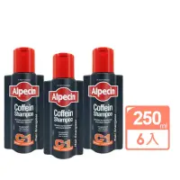 在飛比找momo購物網優惠-【Alpecin】咖啡因洗髮露250mlx6入組(國際航空版