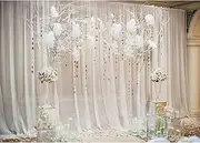 2.1 * 1.5m/ 7 * 5ft Photography Backdrops Wedding Backdrop for Photography P Studio Props for Par Decoration Baby Children Portrait W-5794