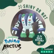 Regigigas Shiny ✨ Legends Pokémon Arceus 6 IV Max Effort Leggende Customizable
