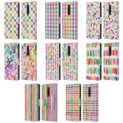 OFFICIAL NINOLA COLORFUL GEOMETRIC LEATHER BOOK CASE FOR BLACKBERRY ONEPLUS