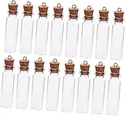 Glass Wish Jar Set 50pcs Mini Bottles Cork Stopper Decorative Bottles for Home Party Wedding Decor