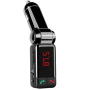 Bluetooth V2.0 Fm Transmitter Handsfree Dual Usb Charger 5V/2A Bc06