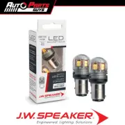 JW Speaker Stop Tail P21/5W / BAY15d Bayonet Bulb LED Pair 12V - 24V 6000K