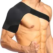 Shoulder Brace, Rotator Cuff Support Brace, Adjustable Shoulder Support for Shoulder Pain Relief, Shoulder Compression Sleeve for Men and Women