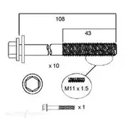 Permaseal Cylinder Head Bolt Set - HBS230