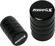 xinjiedianzi Compatible with ADV R1300 GS R 1300 GS Motorcycle CNC Aluminum Wheel Tyre Valve Cap Dust Cover 7 Colors 1 Pair Accessories(White)