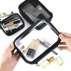 Transparent Waterproof Toiletry Bags Kit Makeup Bags Make Up Case Cosmetic Bag