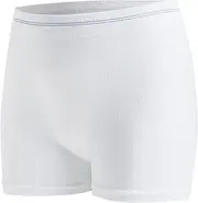 [CARER Healthcare Incontinence Pregnancy] Mesh Underwear Breathable Stretchy Post Surgery Underwear for Women (4 Count,XXL) White, White
