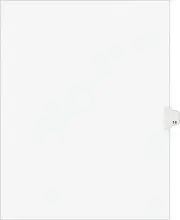 Individual Legal Exhibit Avery(R) Style Dividers 14 Side Tab 8.5x11in 25 Sets/PK