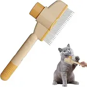 Dog Comb, Cat Comb, Self-Packed, Long Hair Matting Tool, Non-Slip Grip, Ergonomic Handle Design Comb for Dog and Cat Care