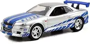 Jada Toys Fast and Furious - Brian's Nissan GT-R 1:55 Scale Diecast Model Kit
