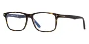 Tom Ford Eyeglasses TF5752-F-B 052 Havana Frame Blue Control lens Glasses 55-16