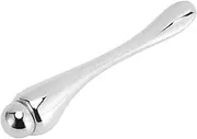 Metal Eye Massager Wand, Silver Zinc Alloy Eye Cream Spatula Scraping Massage Tool for Reducing Puffiness Wrinkle Dark Circles