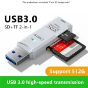 2 In 1 USB 3.0 Card Memory Reader High Speed SD SDHC SDXC Micro Writer Adapter