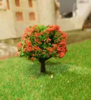 10 Red Blooming Deciduous Trees, 30 MM High
