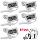 5x Digital LCD Thermometer Temperature Monitor with Probe for Vehicle Fish Tank