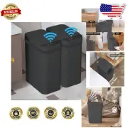 Compact Touchless Sensor Trash Can, 2.5 Gallon - Hands-Free Waste Disposal