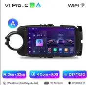 Radio 2 din for Toyota Yaris Bluetooth USB Android Wifi GPS
