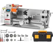 VEVOR Mini Metal Lathe Machine, 180 x 400 mm, 800W Precision Benchtop Power M...