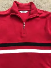 Golf Callaway Women Long Sleeves 1/2 Zipper Pullover Black CW55111 BLAZE Striped