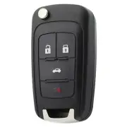 Replacement For Chevrolet Cruze Sonic Malibu Remote Key Fob Shell Case 4 Button