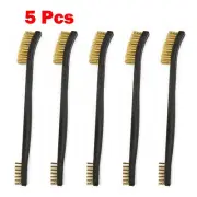 Hand Tools Brush 170mm 5pc Brass Cleaning Polishing Double Head Wire Set