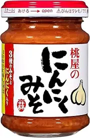 Momoya Garlic Miso (with Miso, Garlic, Garlic, Seasoned Miso, Rice) 3.5 oz (100 g)
