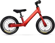 Children's Slide, Lightweight No Pedal Kids Walking Bicycle 3~7 Years Kids Scooter 12 Inch Scooter Baby Bicycle is The Best Children,Red