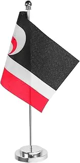 Veemoon Elegant Flag Table Runner Compact Desktop Display New Zealand Flags Easy to Install Decor