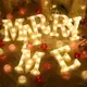 派對城 現貨【LED字母造型燈-MARRY ME】 歐美派對 生日派對 燈飾 氣氛燈 派對佈置 拍攝道具