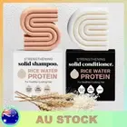 Strengthening Hair Shampoo& ConditionerBar Soap with Rice Water Protein