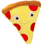 Cute Pizza Stuffed Plush Toy Fluffy Burger Plush Pillows Stuffed Super Soft Gifts 40cm