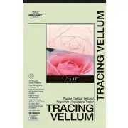 Tracing Paper, 11-inch x 17-inch, 50 Sheet Tape Bound Pad, Translucent