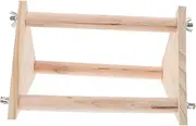SEWOART Chicken Standing Rack for Birds Parrot Perch for Exercise Balance and Coordination for Hens Roosters and Chickens Coop Play Areas