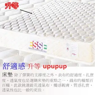 【ESSE御璽名床】2.5硬式護背乳膠彈簧床墊3.5x6.2尺-單人加大