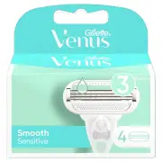 Gillette Venus Smooth Women's Razor Blade Refills X 4