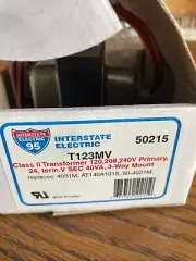 Interstate Electric T123MV Class 2 Transformer 120,208,240V Primary