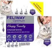 Feliway Optimum Refill,Purple,Package May Vary, 3 Count (Pack of 1)